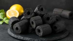 ذغال لیمو برای قلیان بافت متراکم و سوخت یکنواخت