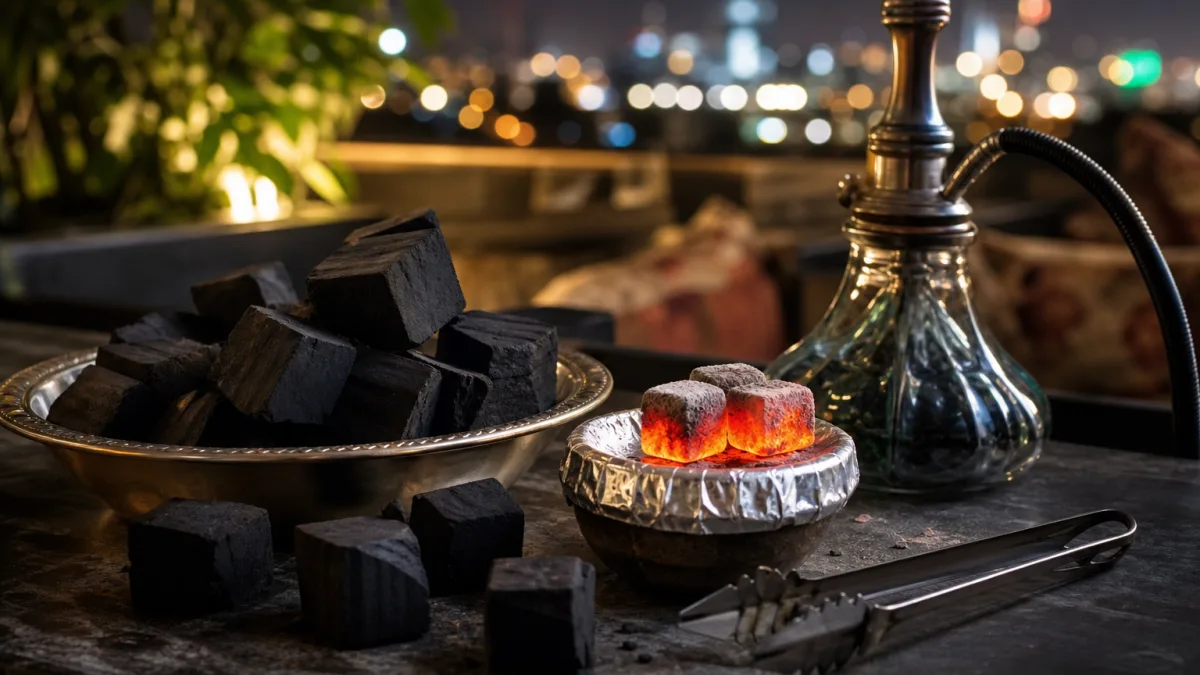 مصرف روزمره ذغال قلیان با قالب مکعبی بادوام