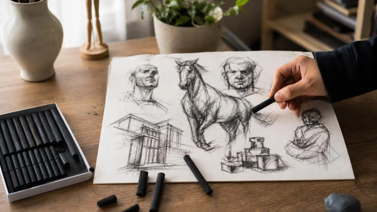 برای طراحی دقیق ذغال طراحی پژواک