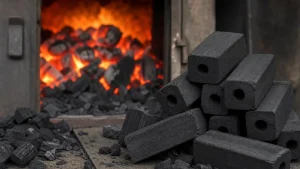 ذغال نسوز با ساختار متراکم و پایدار